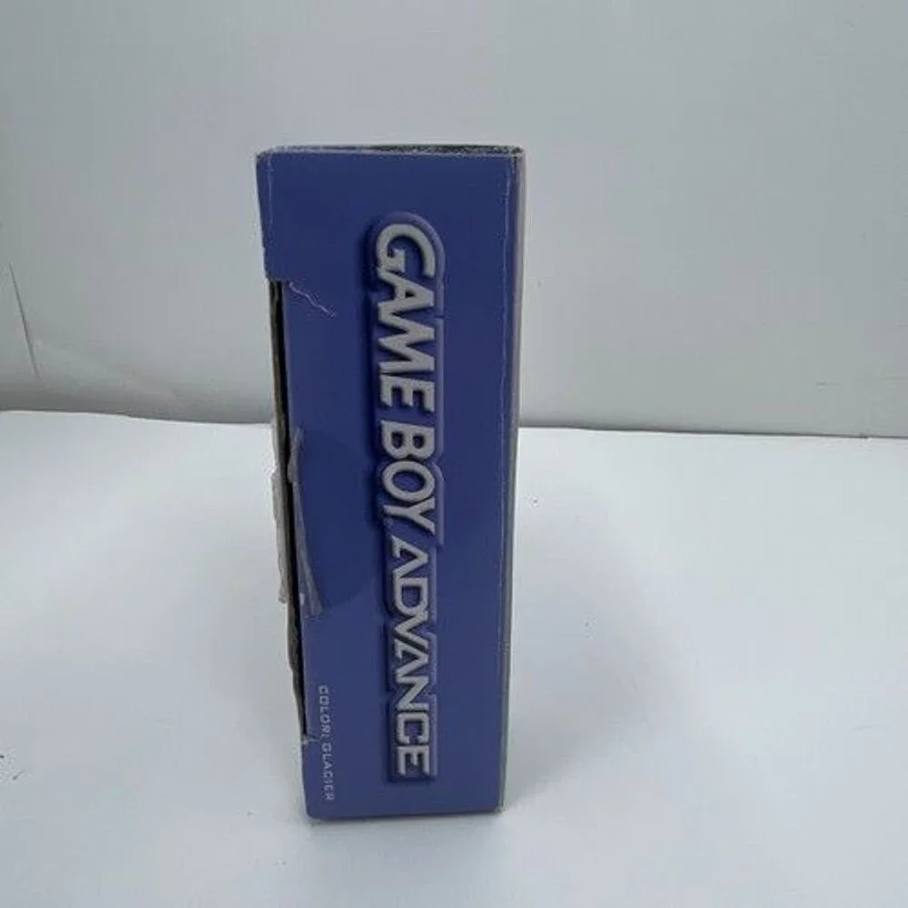 Glacier Game Boy Advance AGB-001 GBA Handheld System Console & Box Only